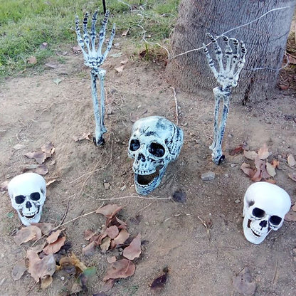 Halloween Skull Decoration,Realistic Plastic Skull,Head Skeleton