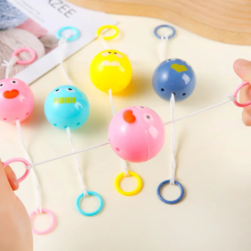 Rotating Flash Flying Ball Toy Rotating Cable Toy LED Light