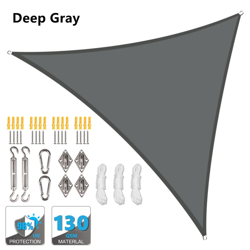 Waterproof Sun Shelter Triangle Sunshade Protection Outdoor