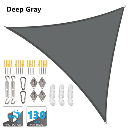 Waterproof Sun Shelter Triangle Sunshade Protection Outdoor