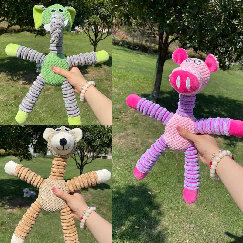 Indestructible Large Dog Sound Squeaky Toys Animals