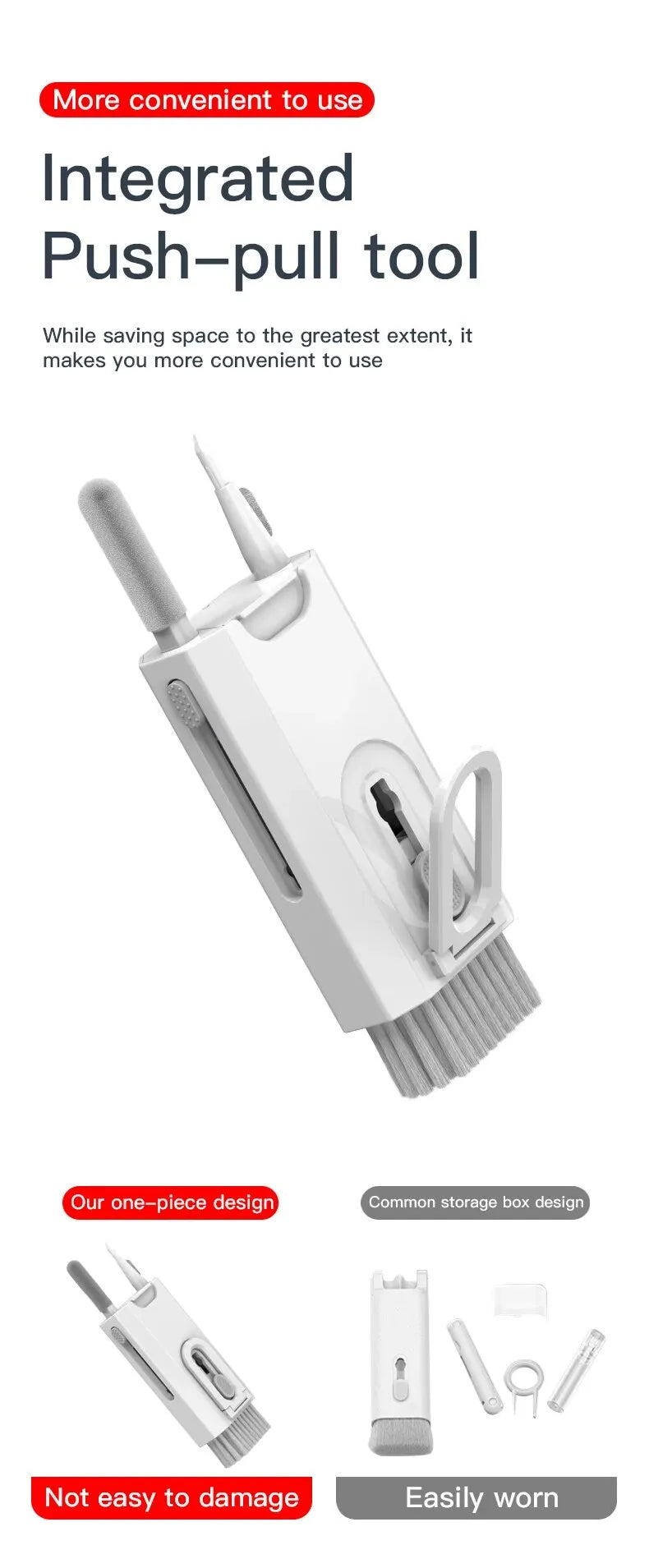 8 IN 1 Cleaning Kit Keyboard Cleaner For AirPods iPhone Cleaning Tools