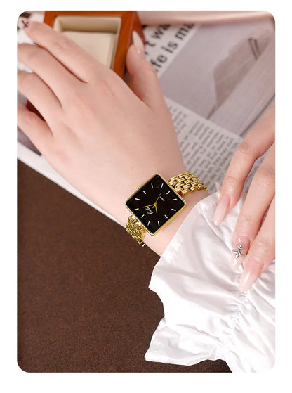 Men Watch Business Simple Square Couple Watches Waterproof
