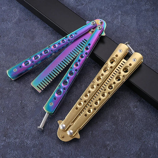 Folding Unsharpened Butterfly Training Outdoor Butterfly Knife