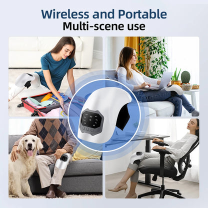 Smart Knee Massager Wireless Electric Heating Red Light