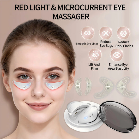 EMS Redlight Eye Massage and Stainless Steel Cooling Eye Pad