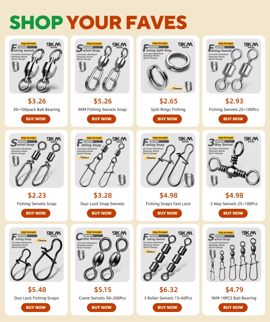 Fishing Crossline Swivels Brass for Catfish Surf Rigs