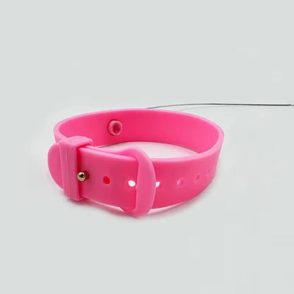 360 Degree Rotating Cat Teaser Wand with Feather Bell Wire