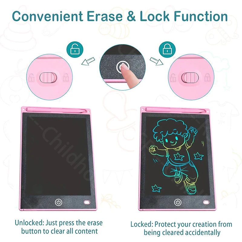 Drawing Board LCD Writing Tablet For Kids
