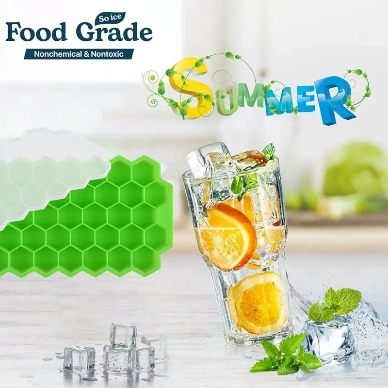 Honeycomb Cube Tray Maker Ice Mold
