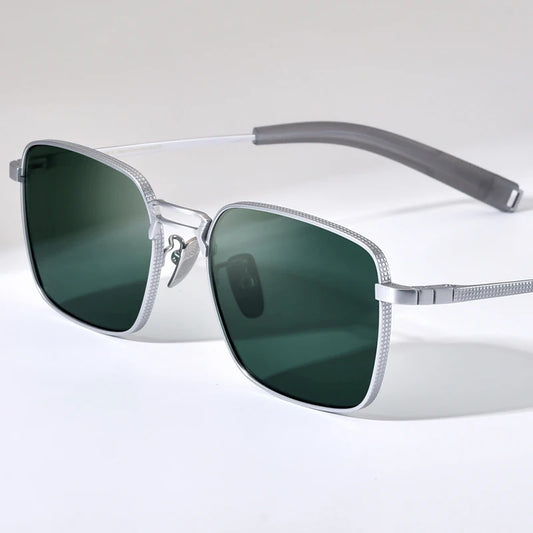 FONEX Titanium Sunglasses Men Famous Brand Design
