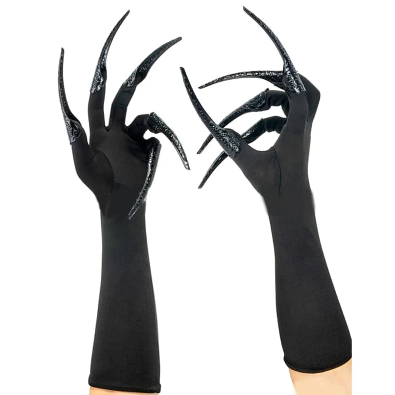 Scary Long Nails Gloves Cosplay Party Costume Accessories