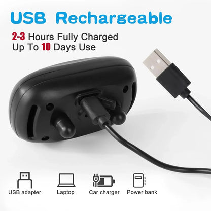 Pet Anti Barking Device USB Rechargeable Training Collar