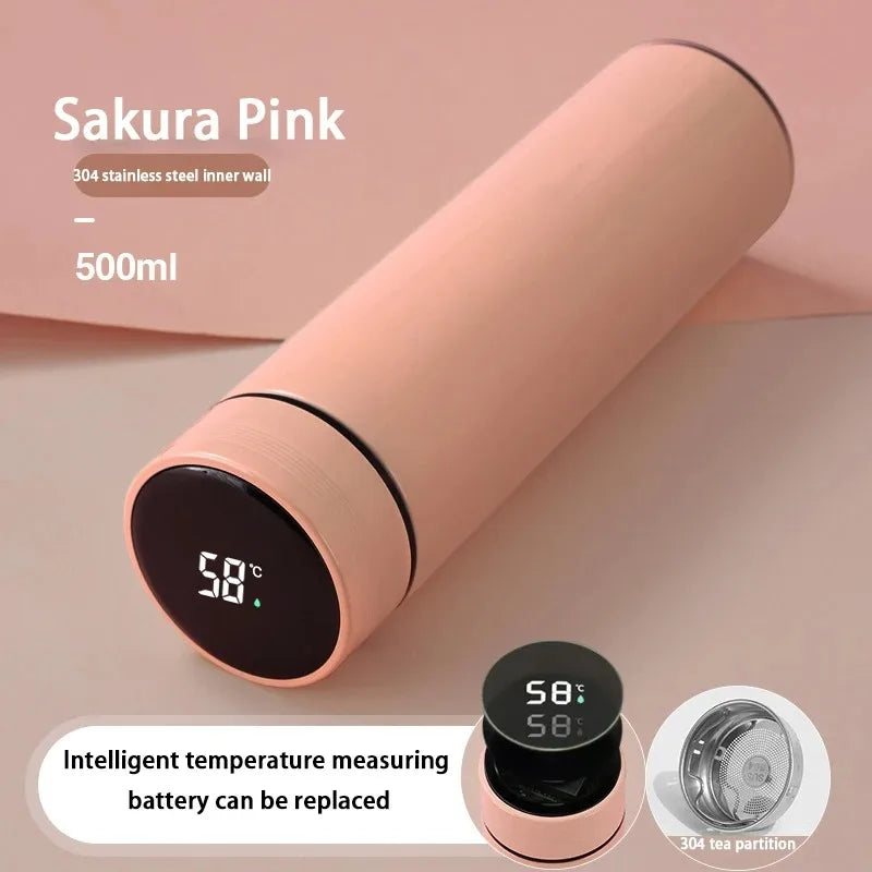 Smart Digital Water Bottle Keeps Cold And Heat Thermal