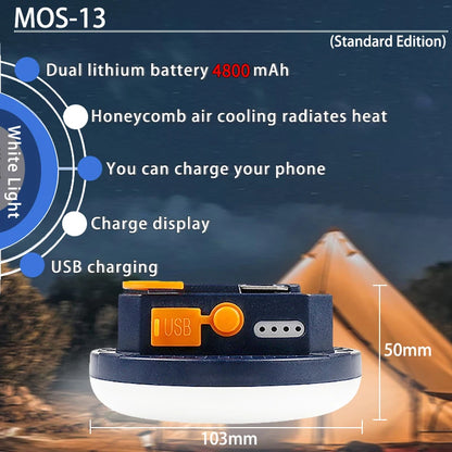 Tent Light Rechargeable Lantern Portable Emergency Night