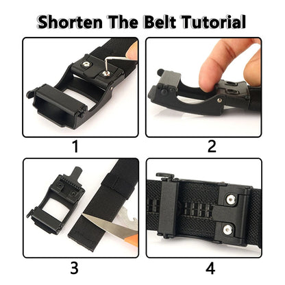 Men's Belt Outdoor Multi Function Alloy Buckle Tactical Belt