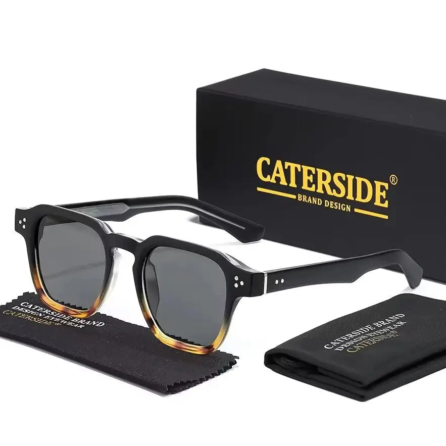 Square Fashion Sunglasses Men Core Insert Temple