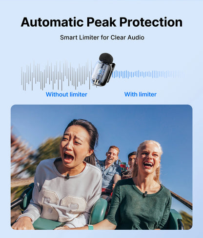 BOYA Mini 2 Wireless Lavalier Microphone AI Noise Reduction