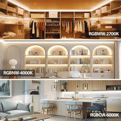 12V 24V WS2814 RGBWW RGBCW Led Strip Light 4in1 Similar