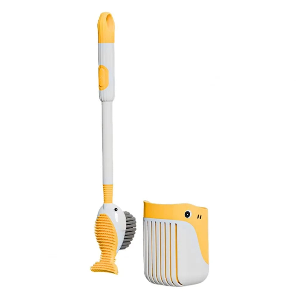Squirt Whale Toilet Brush 360-Degree Cleaning Brush