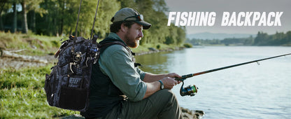 Fishing Backpack 45L Cooler Fishing Tackle Storage Bag
