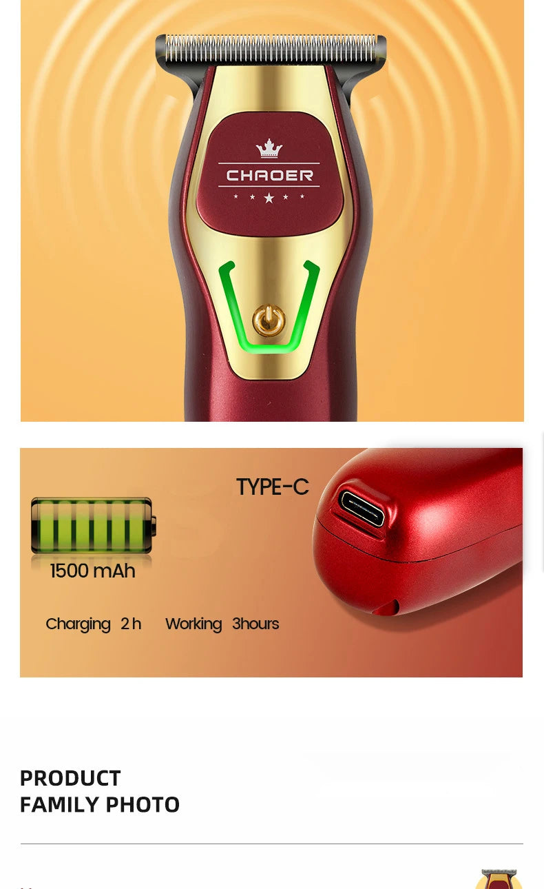 Professional Hair Clipper for Barber Salon Men Shaver