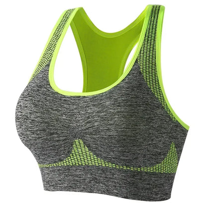 New Sports Bra Women Seamless Gym Jogging Crop Top Yoga Fitness