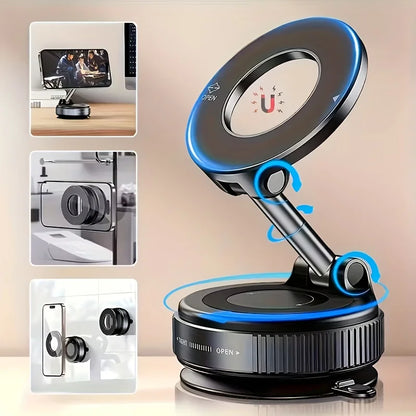 Strong Magnetic Car Phone Holder Foldable Design 360° Adjustable