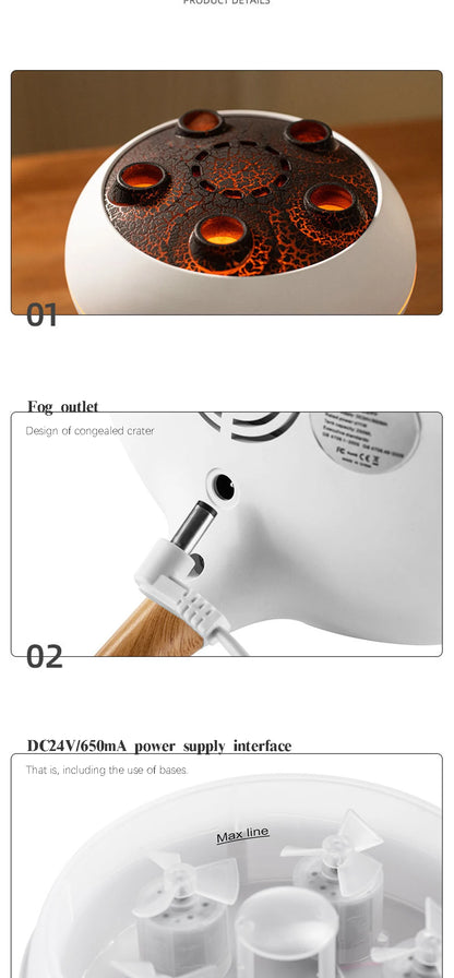 Dynamic Jellyfish Air Humidifier Essential Oil Diffuser