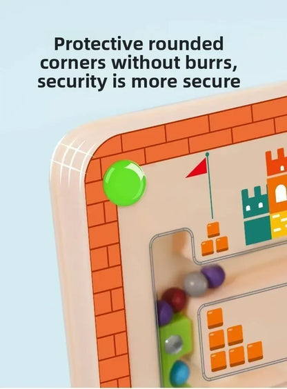 Magnetic Color and Number Maze Learning Education Toys