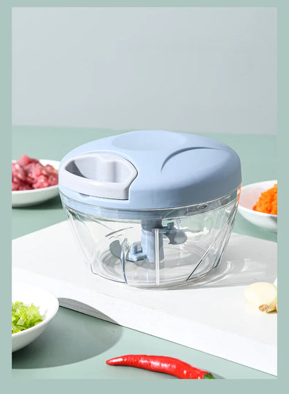 Manual Garlic Mincer Pull Type Garlic Press Maker