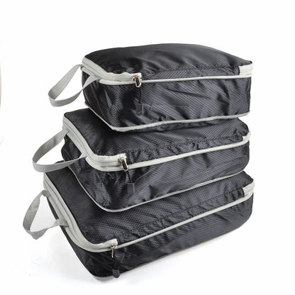 Travel Compression Packing Cubes Suitcase  Organizer Set