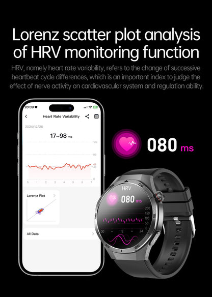 New Nursing Grade ECG+PPG Smart Watch Health Analysis