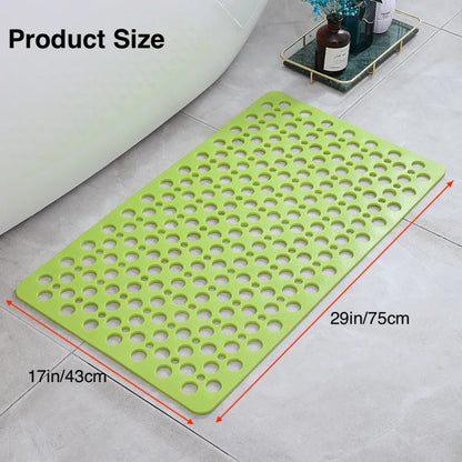 Bathroom Non-Slip Mat With Suction Cup