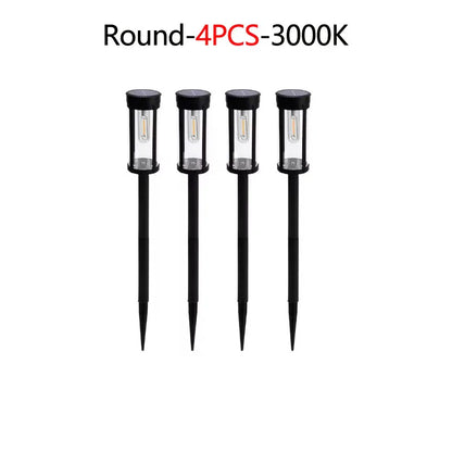 Retro Solar Pathway Warm Lights Outdoor