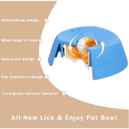 Slow Feeder Dog Bowls for Liquid Treat Bone Broth