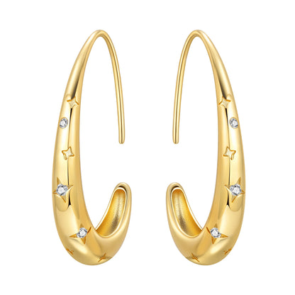 New 925 Sterling Silver 18K Gold Plated Cherry Blossom Butterfly