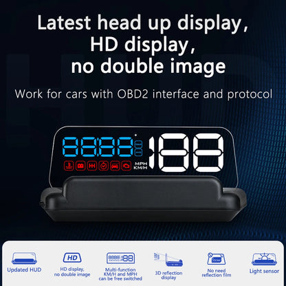 Gauge Display Car Head Up LCD Car Digital Odometer