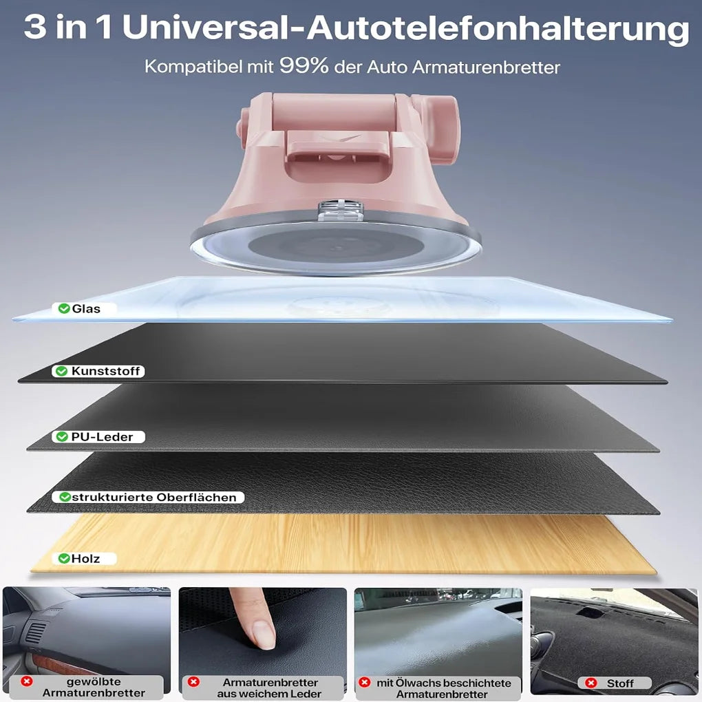 Car Phone Holder 360° Rotation Phone Holders Mount Dashboard