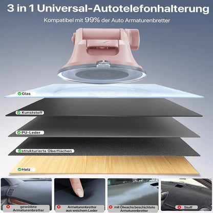 Car Phone Holder 360° Rotation Phone Holders Mount Dashboard