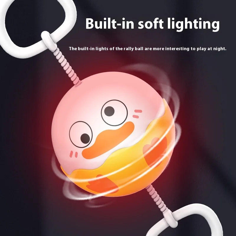 Rotating Flash Flying Ball Toy Rotating Cable Toy LED Light