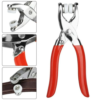 Prong Rings 9.5mm Buckle Buttons Metal Color Pliers Snap