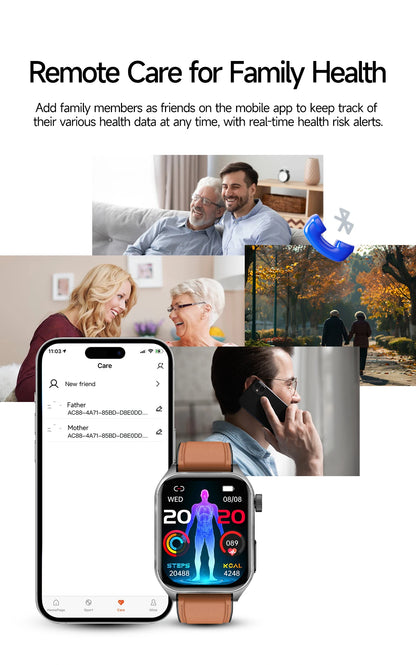New Laser Treatment Three High Smart Watch Men ECG Heart Rate