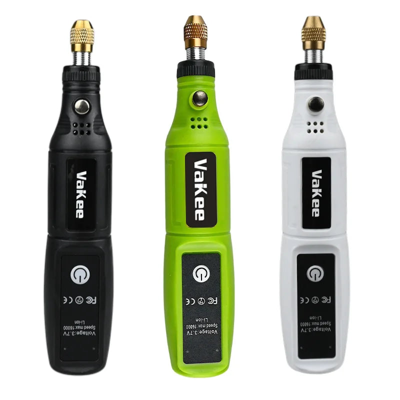 Mini Electric Drill USB Rechargeable Cordless Engraving Pen