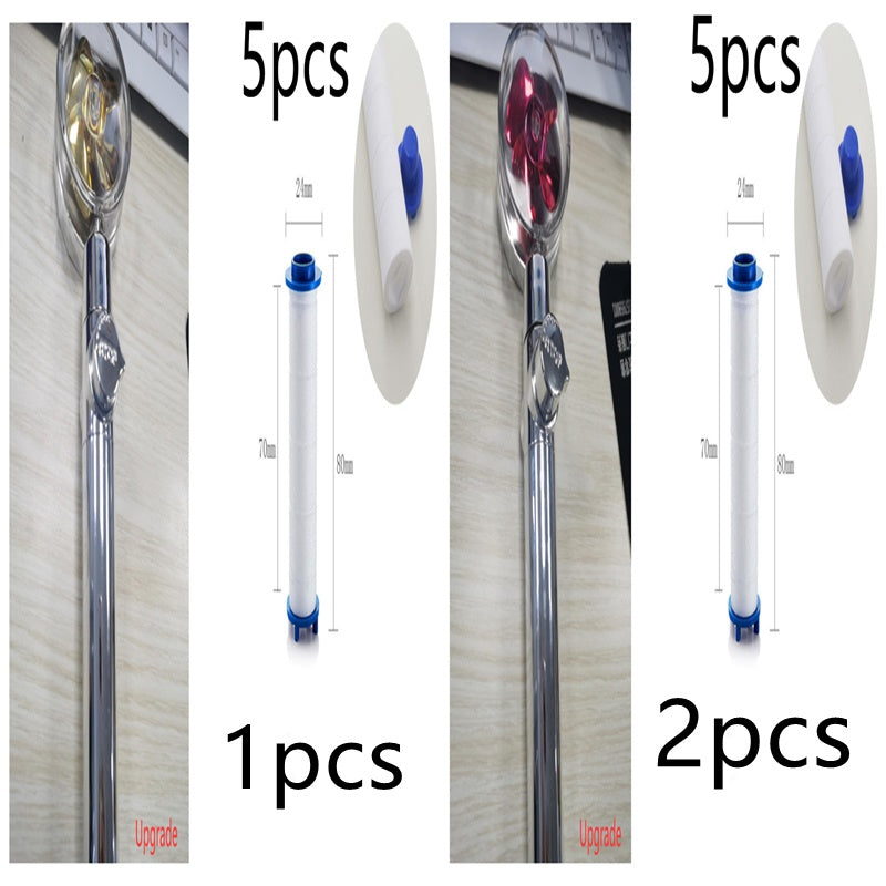 New Turbo Propeller Shower Head Water Saving High Pressure