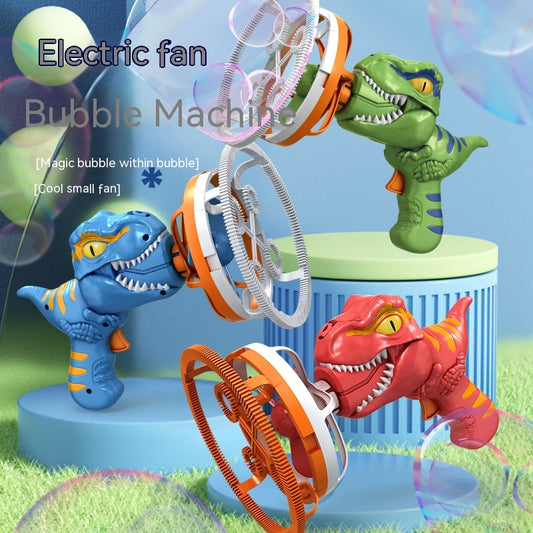 Electric Fan Bubble Machine Toy