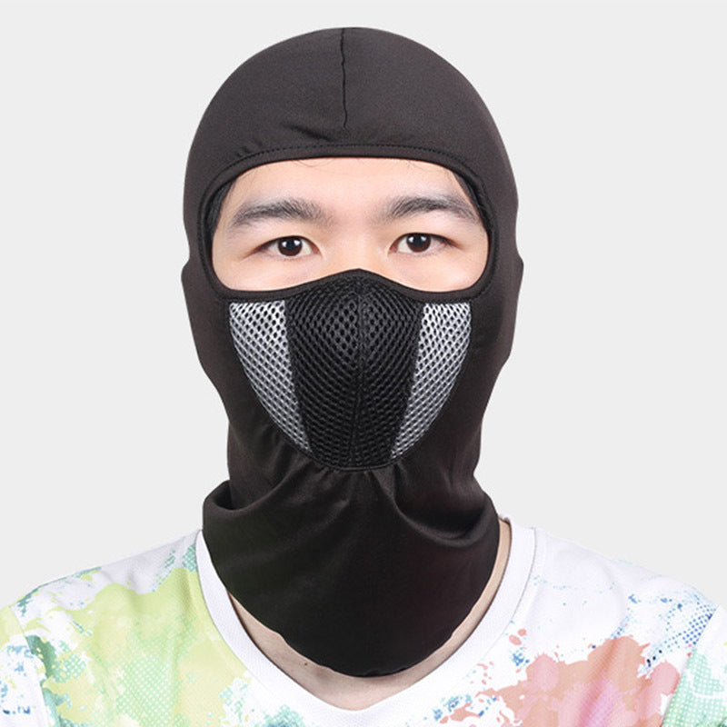 Summer Outdoor Sports Cycling Head Cover Ice Silk Sun Proof Mask