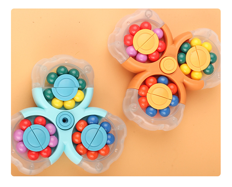 Rubik's Cube Beans Three-dimensional Flipping Ball Plate Exercise