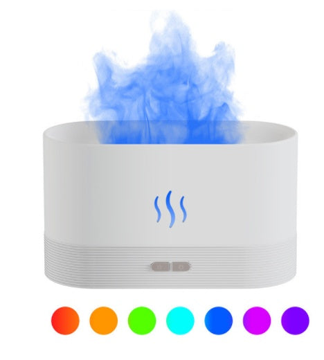 Aroma Diffuser With Flame Light Mist Humidifier Diffuser