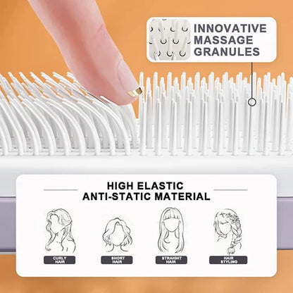 4 In 1 Self Cleaning Hair Brush New Self-Cleaning Hairbrush